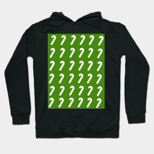 Christmas candy cane green regular decoration pattern Hoodie